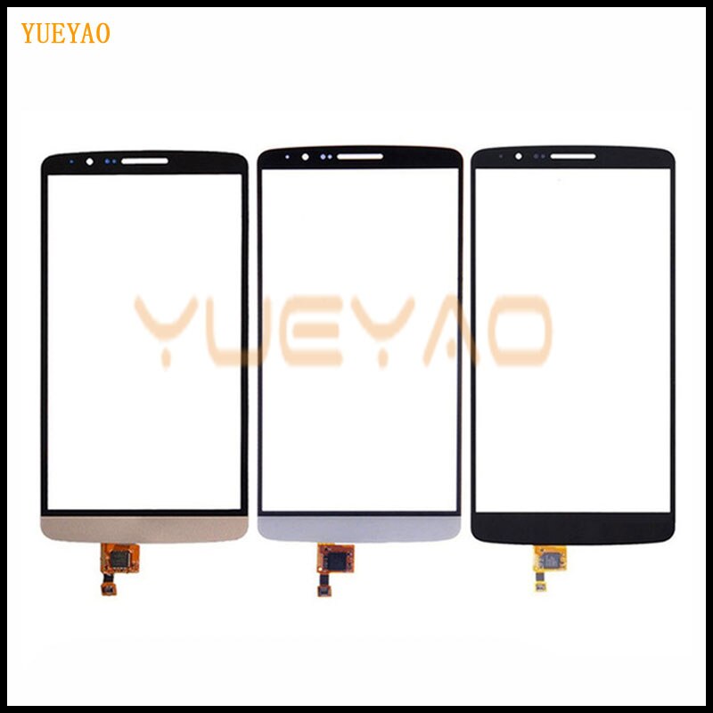 G3 de pantalla táctil para LG G3 D850 D855 D858 pantalla táctil Sensor de Panel táctil digitalizador cristal frontal exterior lente pantalla táctil