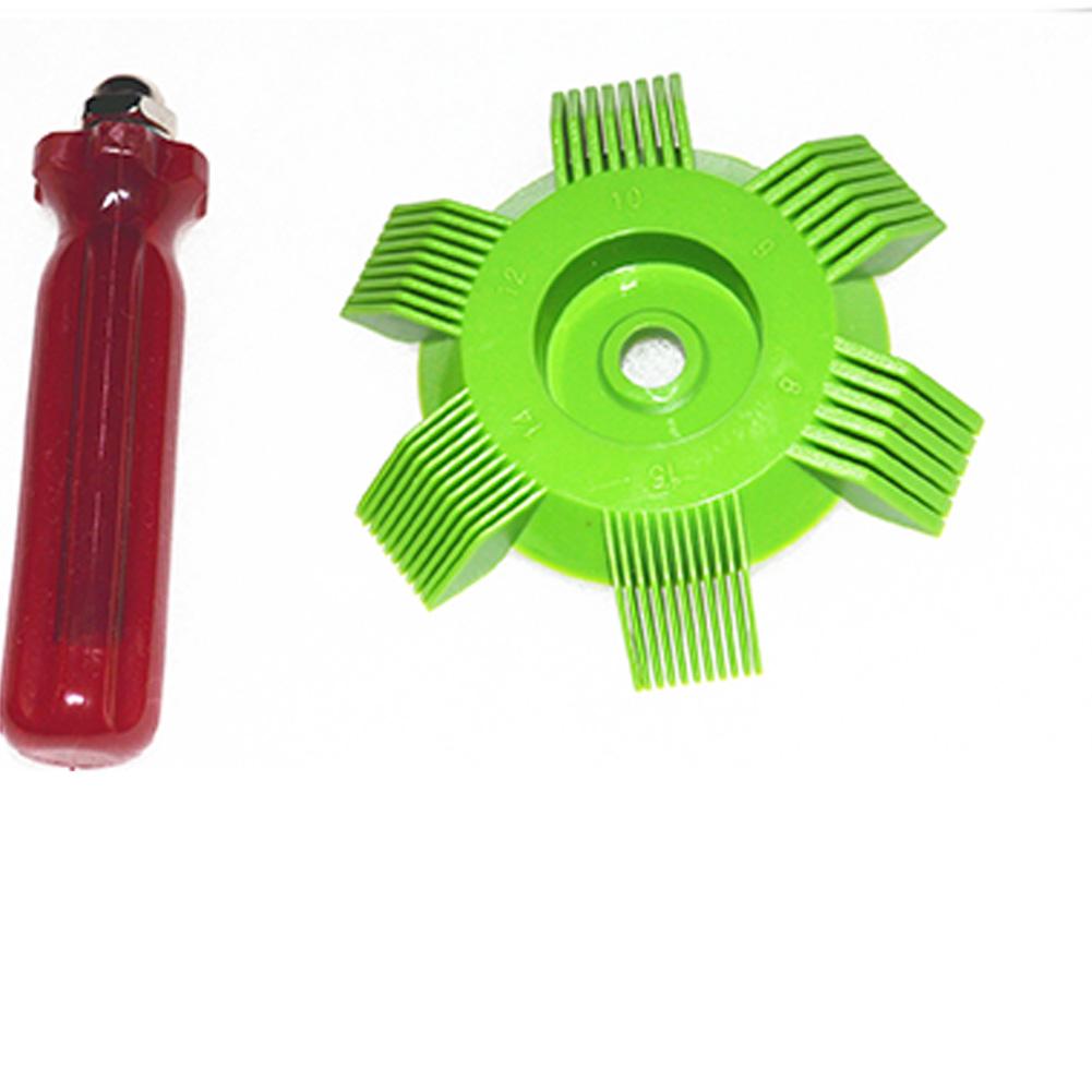 Universal Car Air Conditioner Fin Repair Comb Cooler Condenser Air Conditioner Straightener Auto Cooling System Cleaning Tool