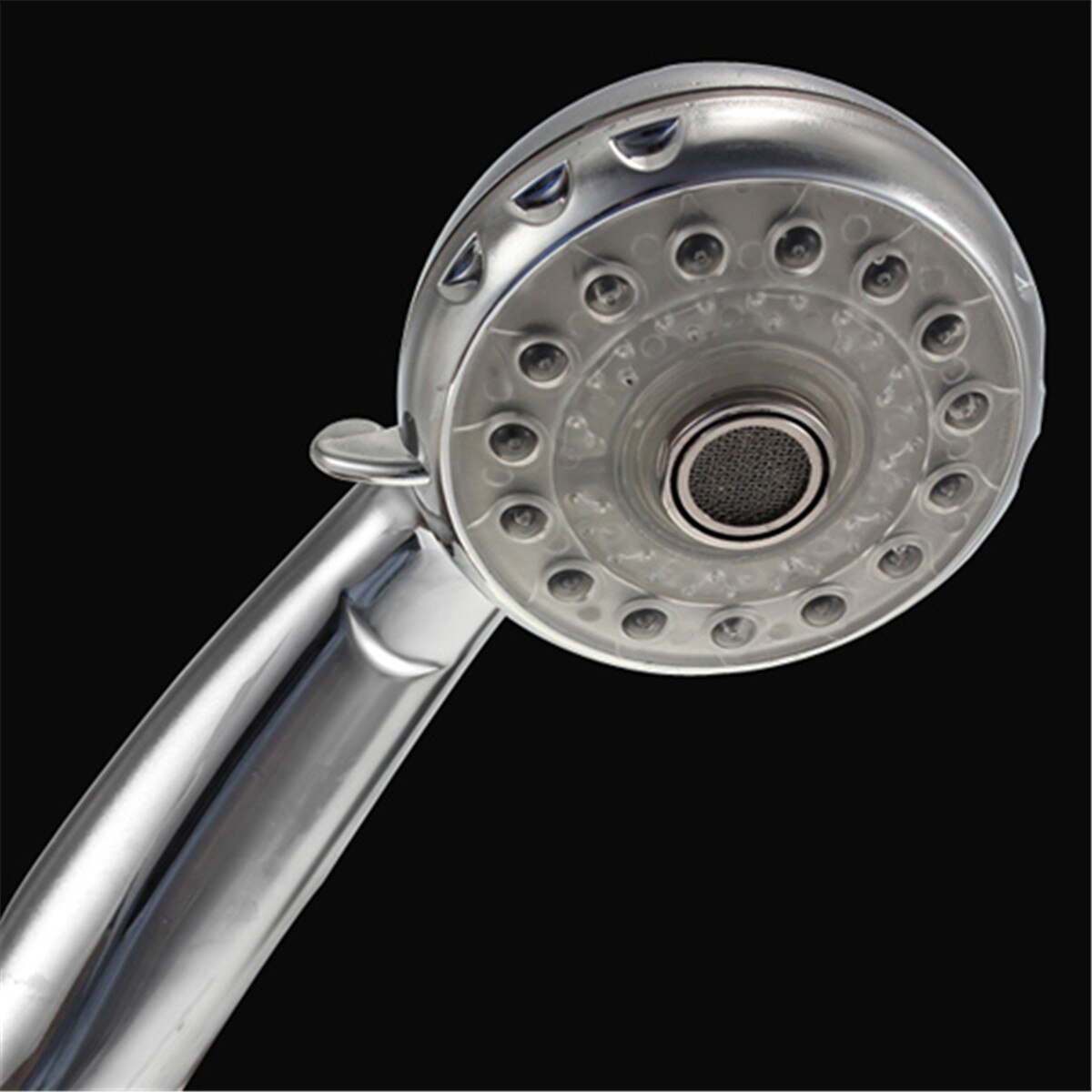 Verstelbare Badkamer Douchekop Temperatuur Sensor Led Licht Rgb Bad Sprinkler Badkamer Douchekop Regen Anion