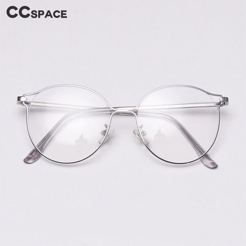49032 Round Retro Ultralight Glasses Metal Frames Men Women Optical Computer Glasses