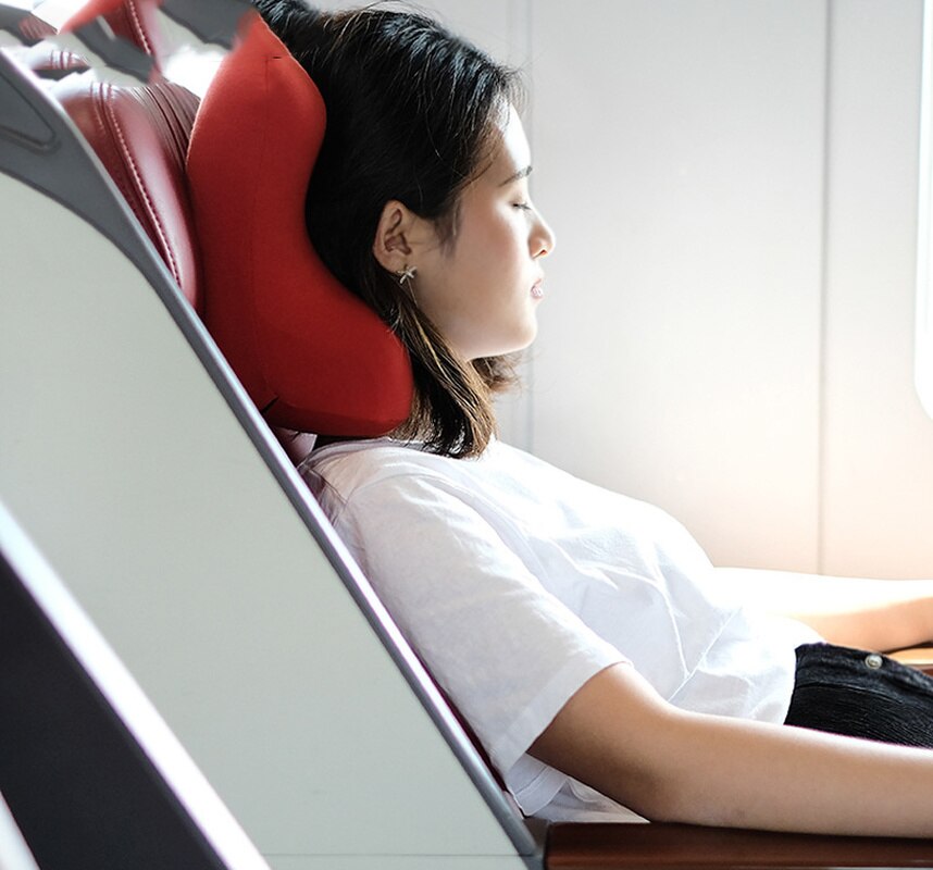 Travel Artifact Nap Pillow Ergonomic Portable Memory Foam Office Car Sleeping Train Plan Sleep Multifunctional Nap Pillow