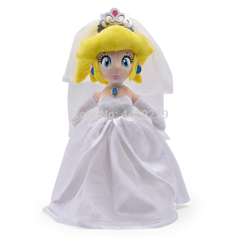 Super Mario Bros Bowser Stand Koopa Chucky Odyssey Wedding Princess Luigi Toadette Darkness Fly Mario Plush Toy Stuffed Doll: 32CMWeddingPrincess