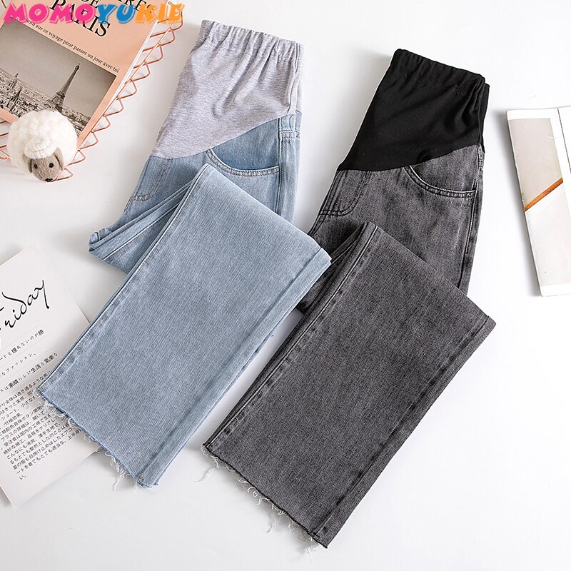 Boyfriend jeans zwangerschap wijde broek voor zwangere vrouwen broek casual losse jeans zwangerschapsbroek zwangerschapskleding