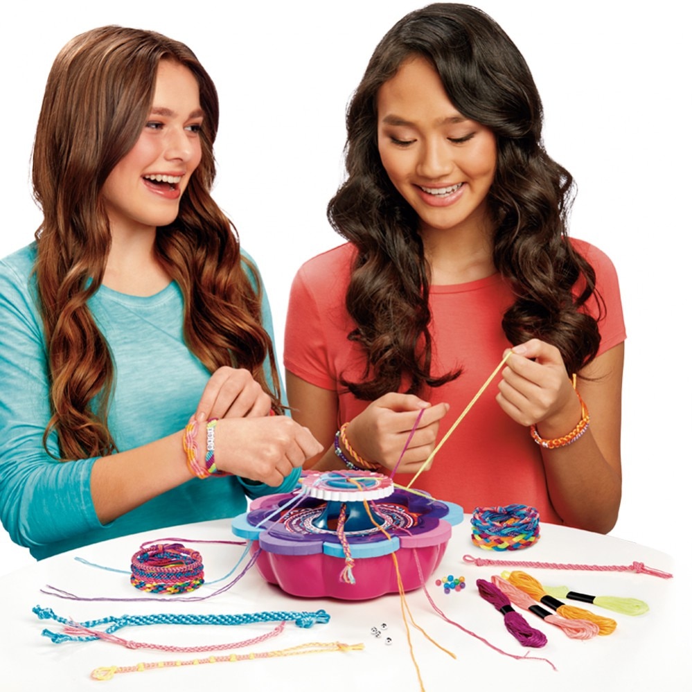 Estudio de pulseras 5 en 1 shimmer'n sparkle Manualidades de pulseras, Pulseras de hilo, Pulseras de la suerte, Niñas 8 años