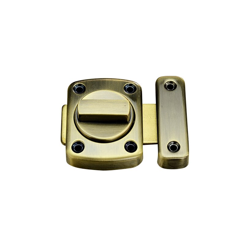 Universal Door Latch Gate Latch Security Sliding Door Lock Door Bolt Zinc Alloy With Screws Door Latch Lock Pull Cabinet Latch: S / B