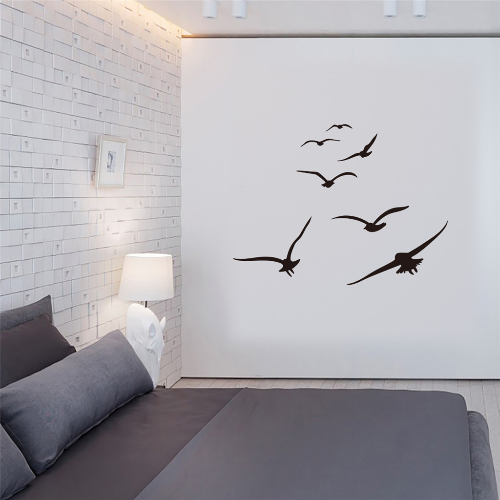 Mobiele Creatieve Vliegende Vogel Muur Aangebracht Met Decoratieve Muur Raamdecoratie Diy Glas Raamstickers Voor Thuis