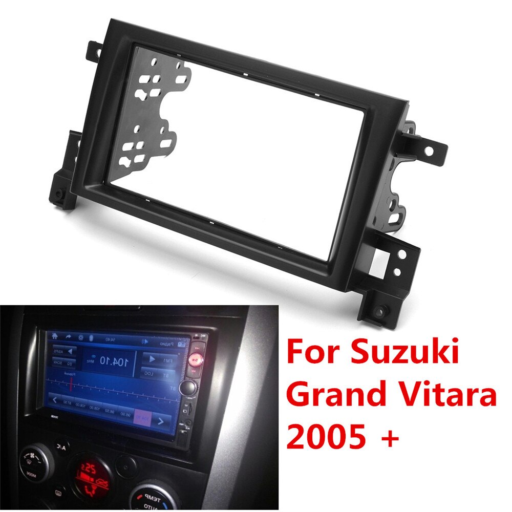 2 Din Frame om Auto Radio Voor Suzuki Grand Vitara 2005 + Gebruik Auto Multimedia Radio Speler Dubbel Din Fascia auto-Styling Accessoires