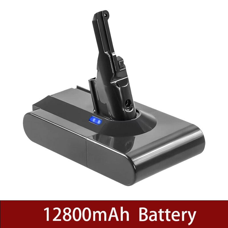 per Dyson V8 sostituzione batteria aspirapolvere portatile da pavimento 21.6V 98000mAh caricabatterie senza fili per batterie Li-ione ricaricabile: 12800mah