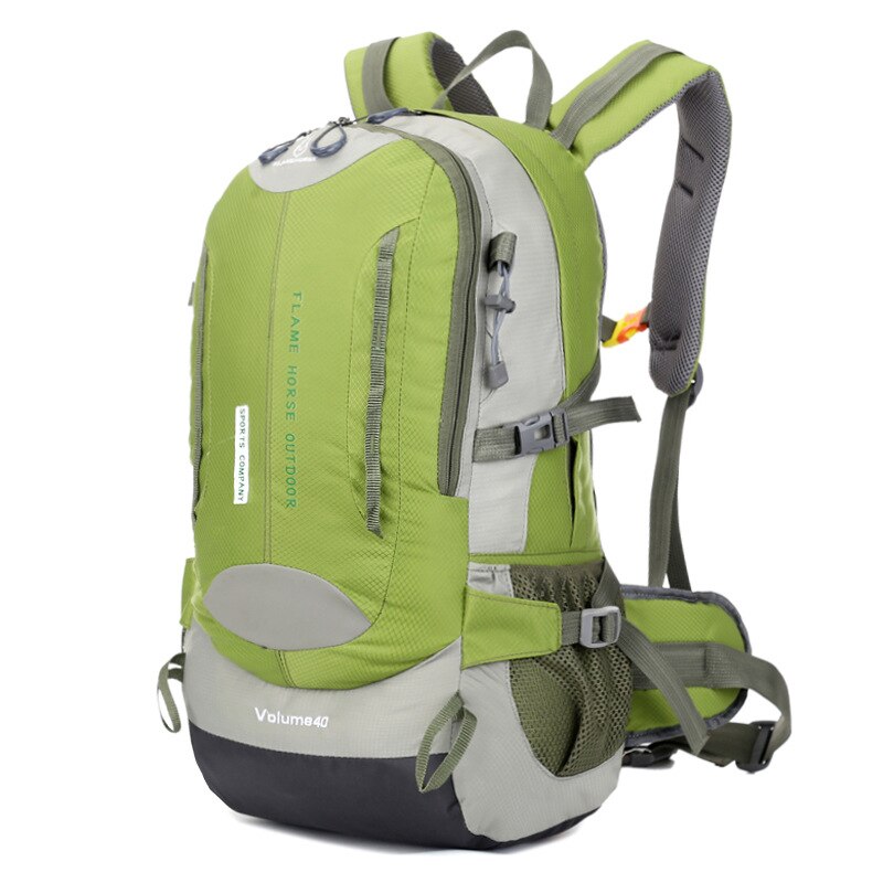 40l utomhus nylon vattentät bergsvandring ryggsäck klättring vandring camping ryggsäck för resor cykling ryggsäck sportväska