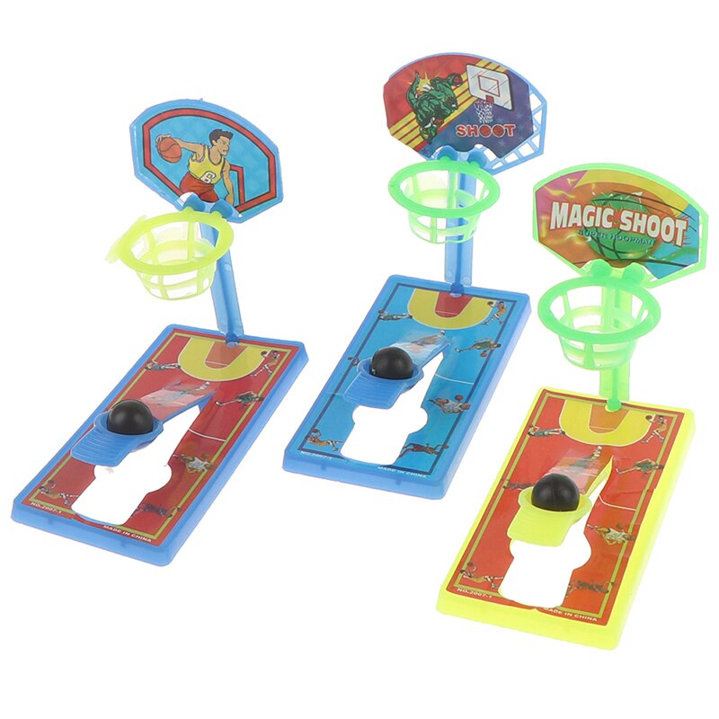 2 Pcs Mini Pocket Vinger Basketbal Desktop Shooting Machine Anti-Stress Decompressie Kinderen Speelgoed Ouder-kind Interactieve Spelletjes