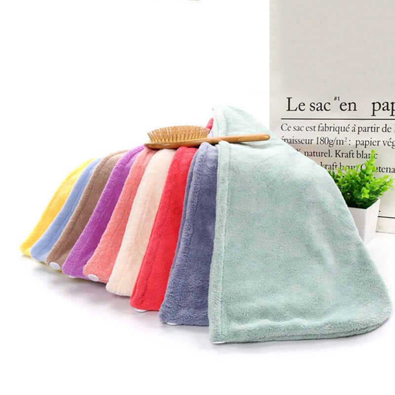 Women Microfiber Bath Towel Hair Dry Quick Drying Bath Towel Soft Shower For Lady Girls Turban Headwrap