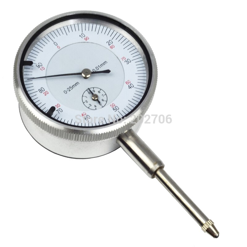 Precision 25mm 0.01mm Dial Indicator Gauge 0-25mm Meter Precise Indicator Gauge measure instrument Tool dial gauge micrometer