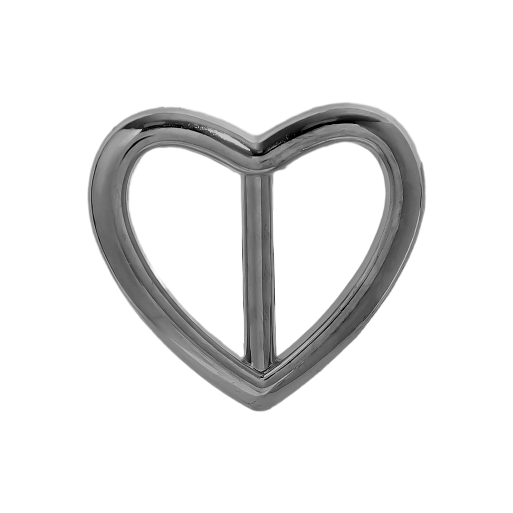 Broches para bufanda de mariposa y corazón para camiseta, broche con hebilla para bufanda de seda, Clip para anillo para chal, sujetador para bufandas, accesorios de Pin con botón anudado: Pistola negra plateada