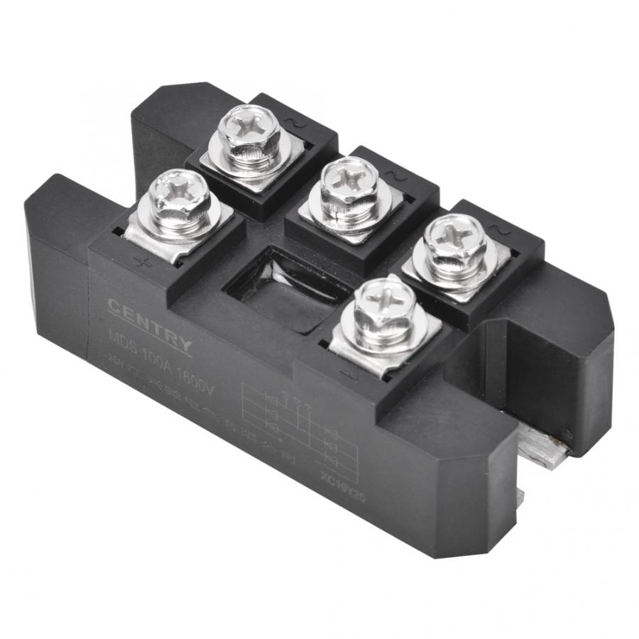 MDS 100A 1600V hoch Energie 3-Phase Gleichrichter Brücke Modul 5 Endgeräte Ballast für leuchtstofflampen