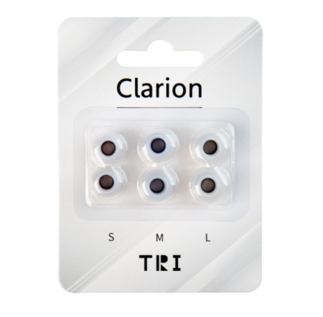TRI Clarion Silicone Earphone Eartips 3 Pairs for S/M/L Size Headphone Accessory Wired Headset Earbuds KBEAR HBB KAI I3 Pro IEMS: CORAL