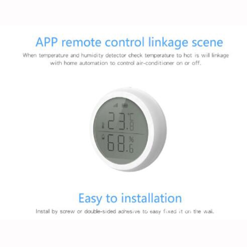 Smart widgets Casa inteligente Smart home Wireless temperature and humidity sensor Intelligent temperature and humidity detector