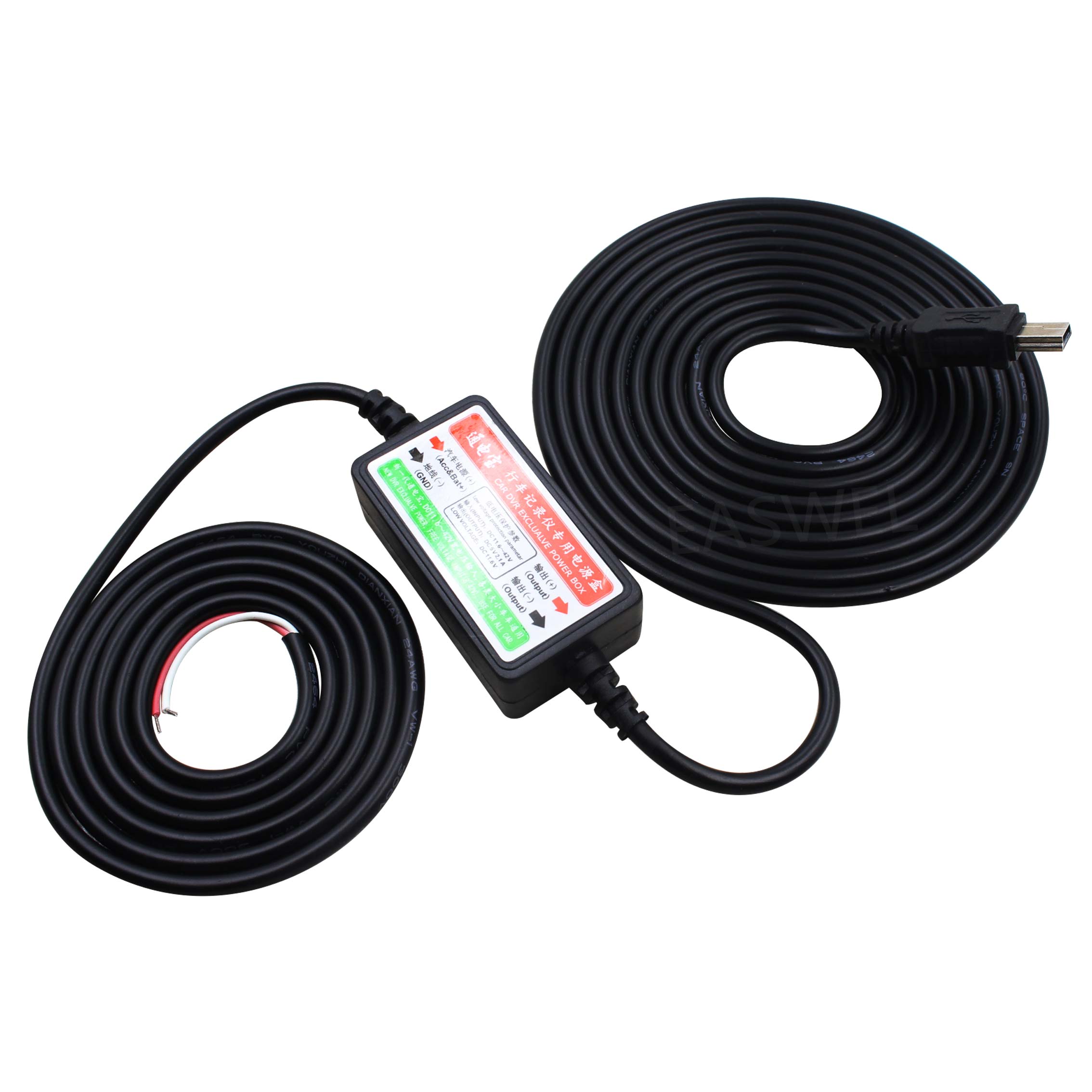 Hardwire Autolader snoer voor Garmin GPS Nuvi 50 LM/T 55 LM/T 65 LM/T 66 LM/T
