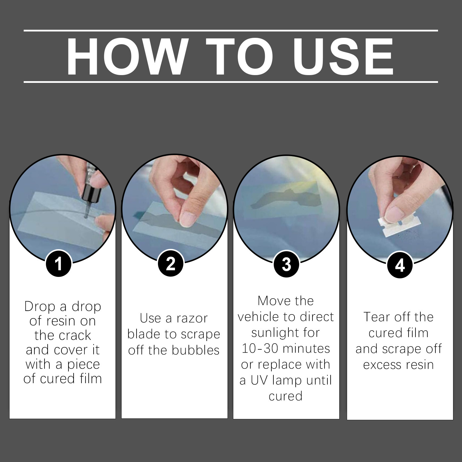 Windshield Crack Repair Kit Latest Upgraded Glass Crack Repair Kit,5MinQuick-Glass Repair Liquid Long-Lasting