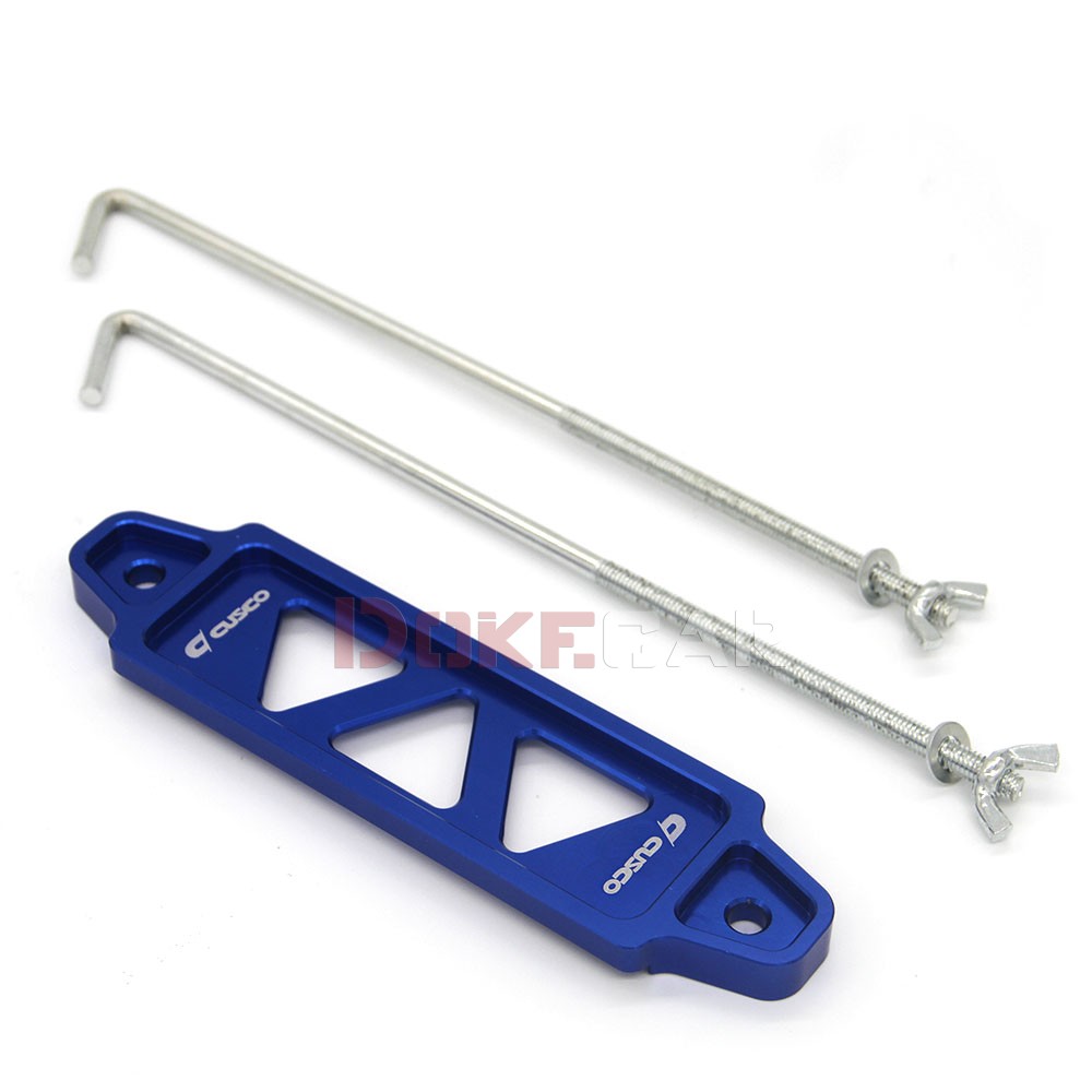 Alumínio Car Battery Tie Down Bracket, Alloy Battery Fasten Holder, 14cm, 19cm: Marfim