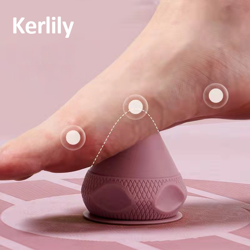 Silisium massasjekjegle fast adsorpsjon ball psoas muskel frigjøringe massasje apparat brystrygg rygg scapula fot yoga kerlily