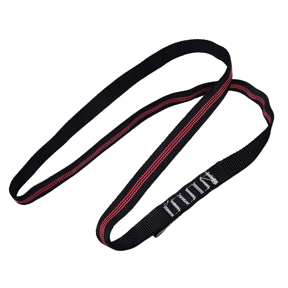 Rock eslinga de escalada cuerda Protector 25KN 60cm de Nylon rodamiento Correa reforzar CINTURÓN DE Arborist montañismo equipo