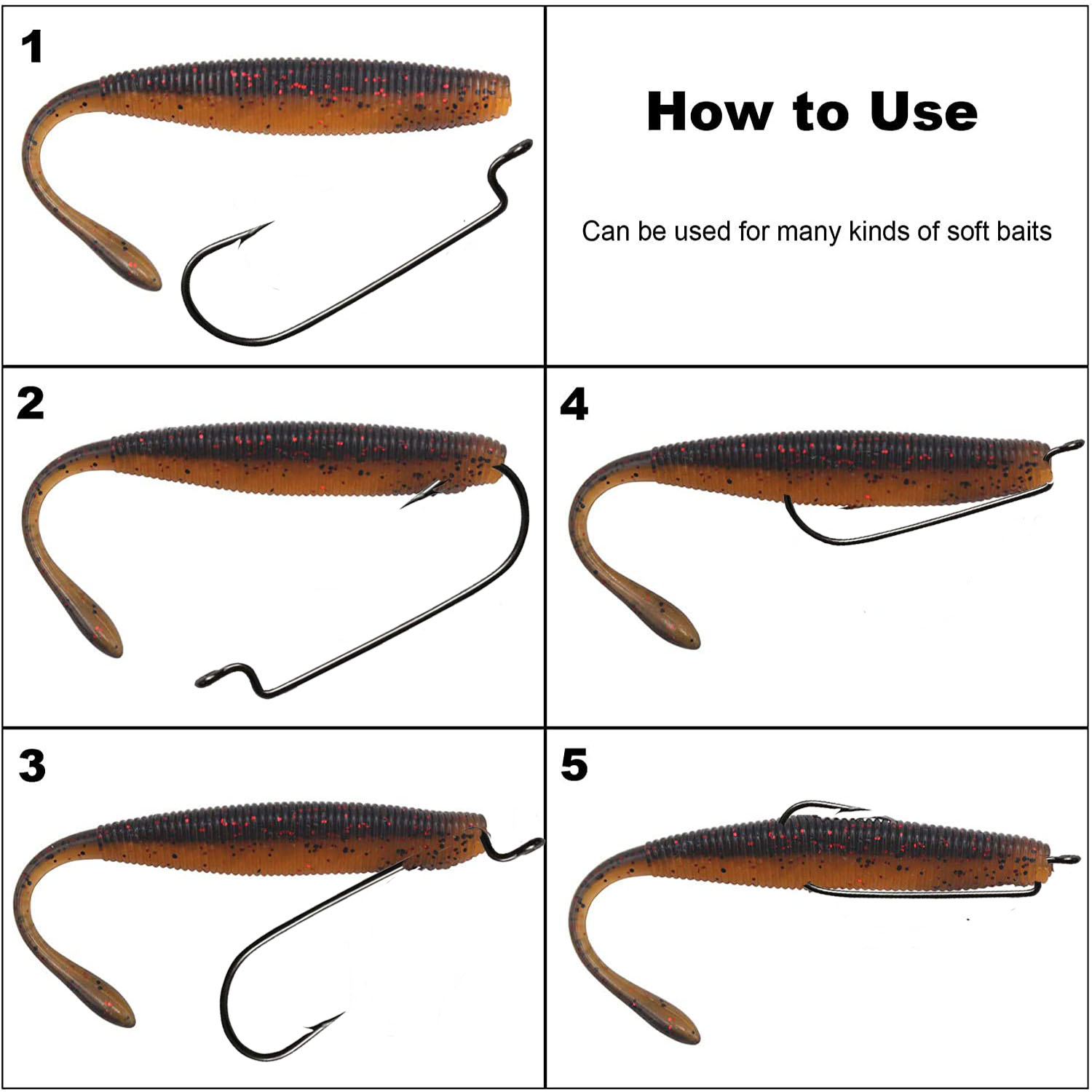 10pcs pesca Offset gancio in acciaio al carbonio manovella stretta amo da pesca gancio spinato morbido esca accessori da pesca
