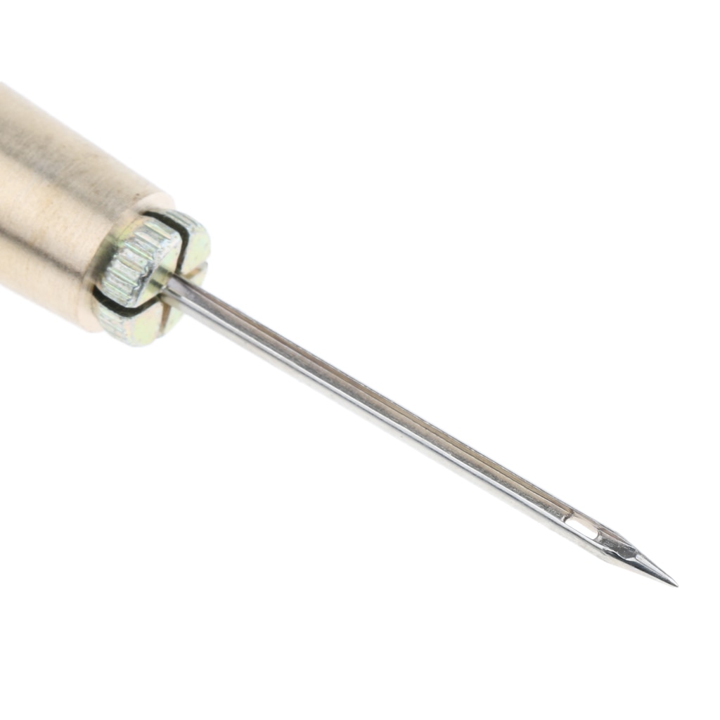 3 st nålar canvas läder sy syl hand sy verktyg för skor reparation