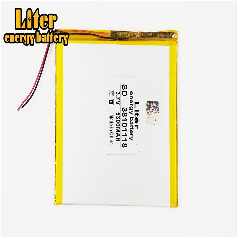 Polymer 5300mah 37v 38101118 Smart Home Li Ion Ba Grandado 5540