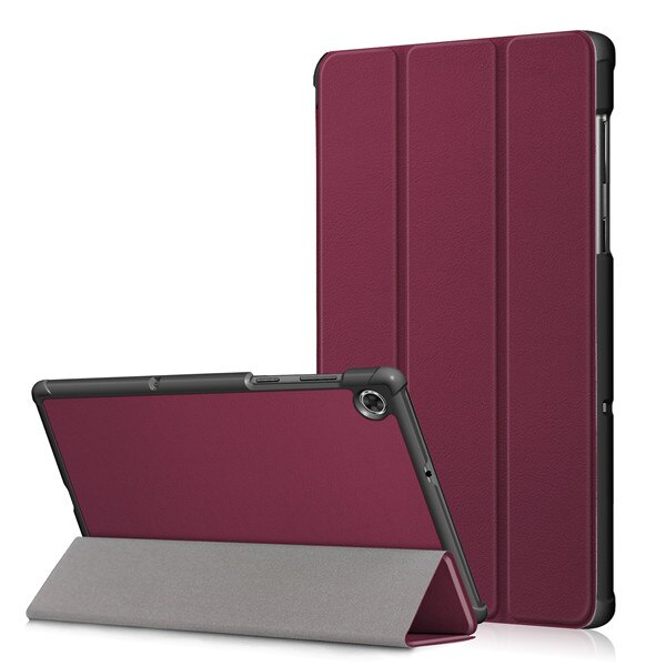 Case cover for Lenovo Tab M10 FHD Plus TB-X606F TB-X606X 10.3 inch Shell: wine red