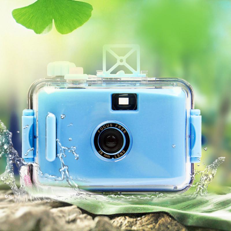 Children's camera Non-disposable camera Film camera LOMO camera waterproof and shockproof (no battery required)