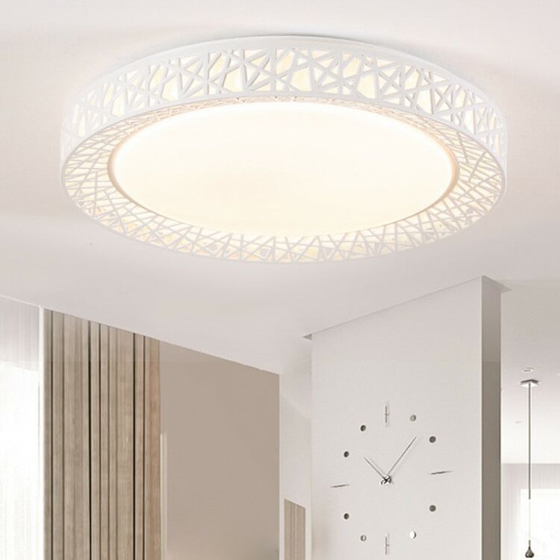 Led Plafondlamp Vogelnest Ronde Lamp Moderne Armaturen Voor Woonkamer Slaapkamer Keuken Yu-Home