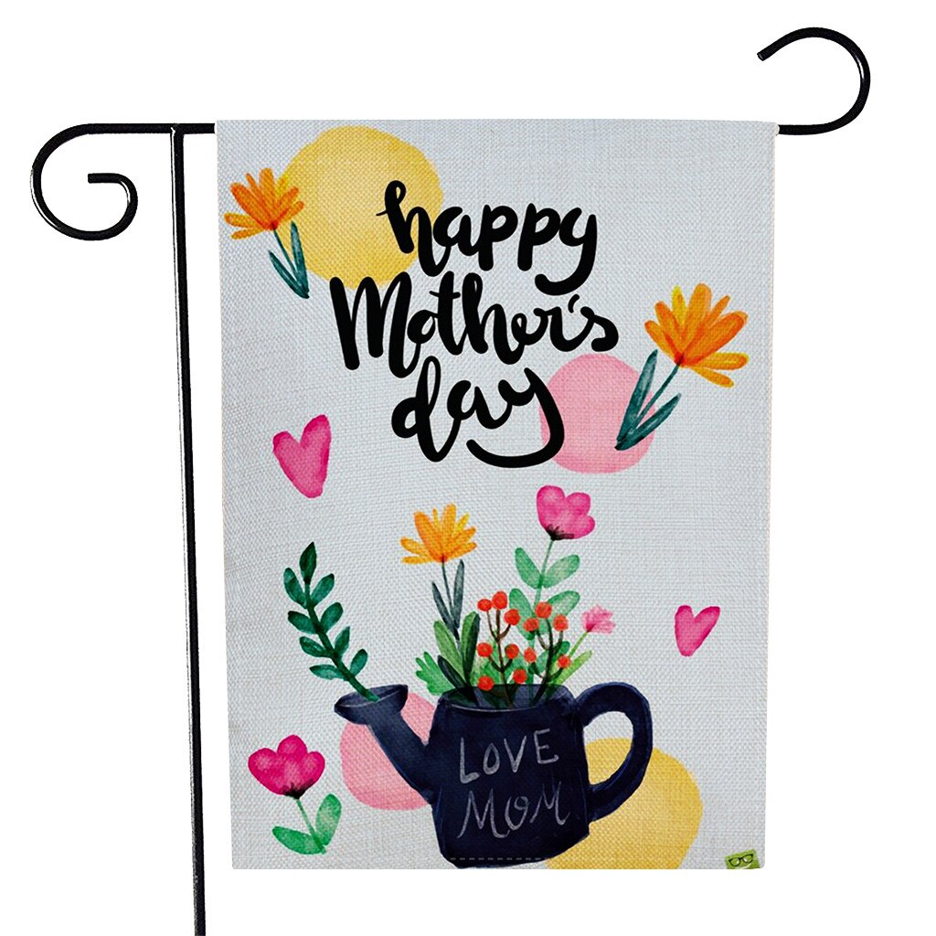 Burlap Garden Flag Animal Welcome Outdoor Yard Flags Decoration: D