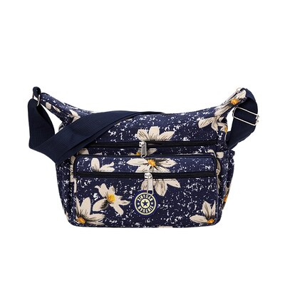 Floral Shoulder Bag Printing Rose Messenger Bag Rural style 100% Cotton Canvas Crossbody Bag for Women Lightweight Cute Hobos: 4