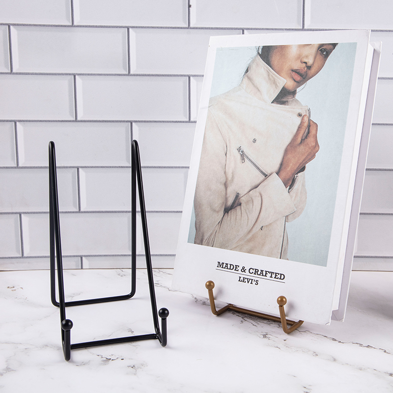 1pc Platte Display Stand Bild Staffelei Metallplatte Ständer Halter Display Bilder Rahmen Foto dekorative Platte Teller Tischplatte Kunst