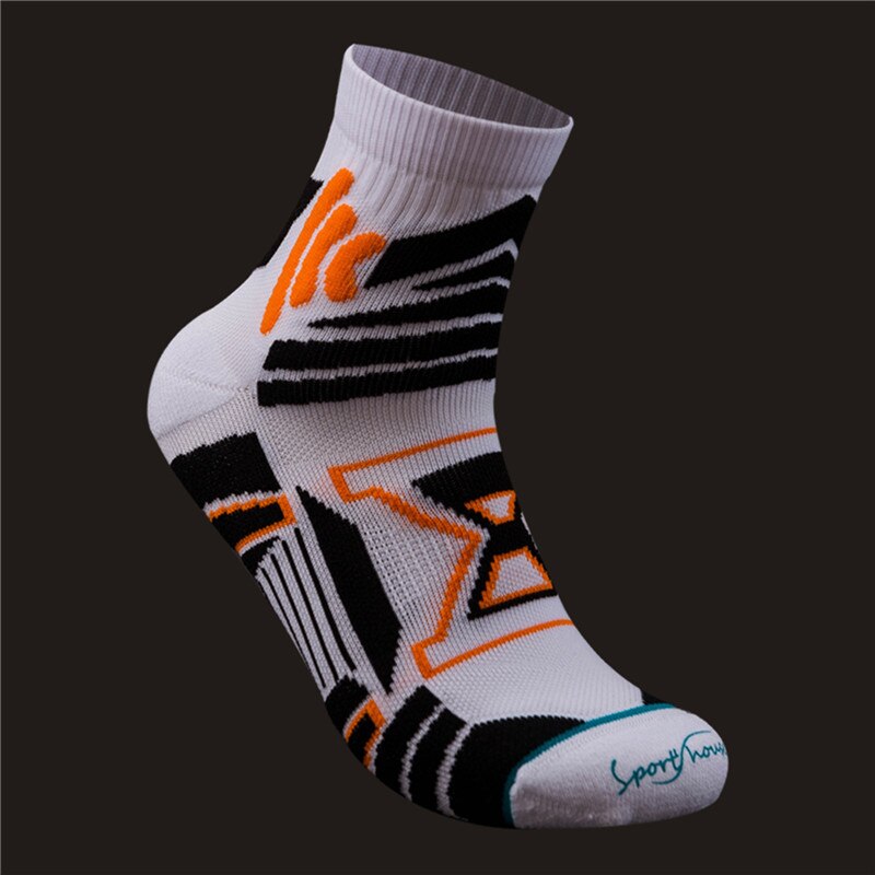 2Pair Men Cotton Sports Running Socks Comfortable Breathable Sweat-absorbent Deodorant Training Socks: 7