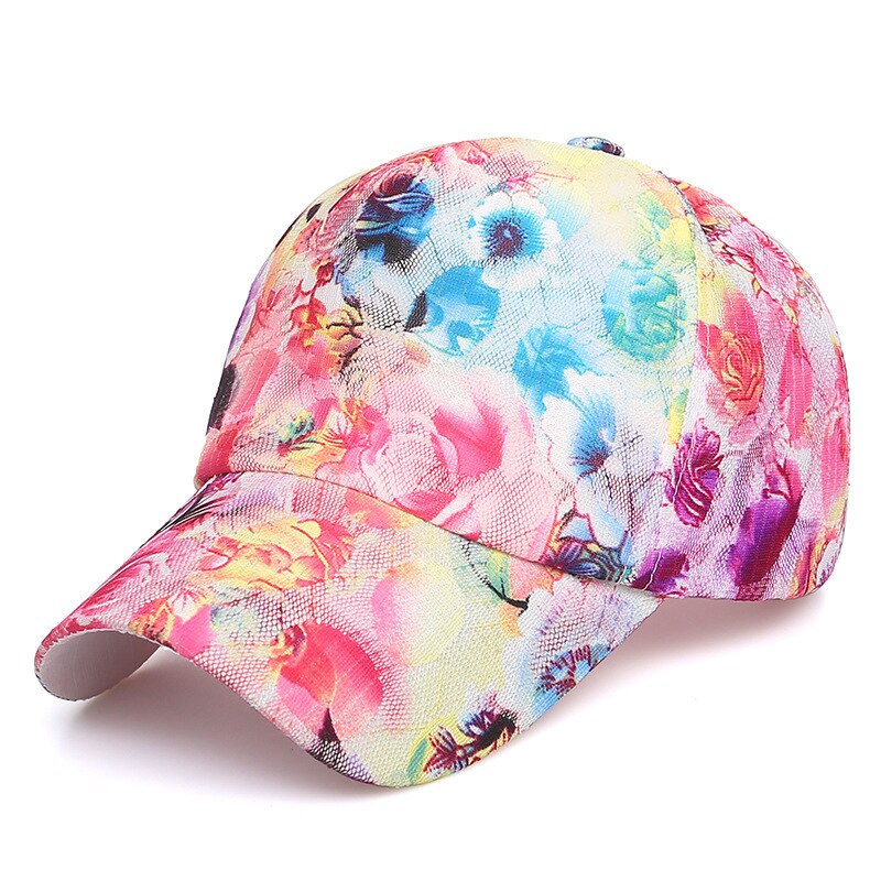 Bonés femininos de beisebol estampados, boné de hip-hop, boné de sol feminino, boné com chapéu gorros para mulheres, chapéu snapback
