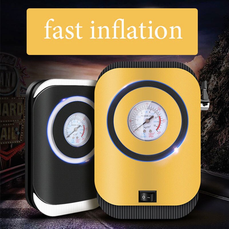 Digitale Reifen Inflator DC 12 Volt Auto Tragbaren Luft Kompressor Pumpe Auto Luft Kompressor für Auto Motorräder Fahrräder Mit
