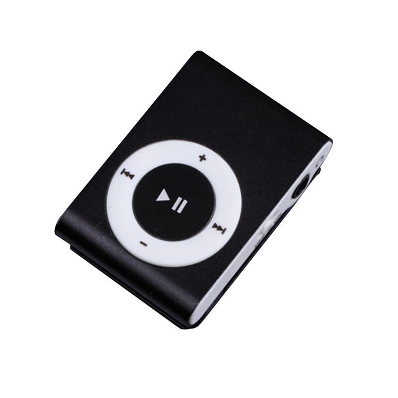 Portable Mini USB Flash Digital MP3 Player Support Flash 32GB TF Card Slot Music Player FM Radio Supports USB 2.0/1.1: Black