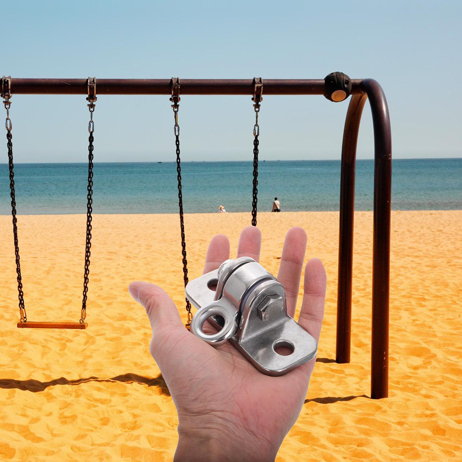 Heavy Duty Schommelhanger Metalen Lager Roterende Draaibare Schommelhaak Plafondmontage Hardware voor Hangmatstoelen, Veranda Schommels, Punchi