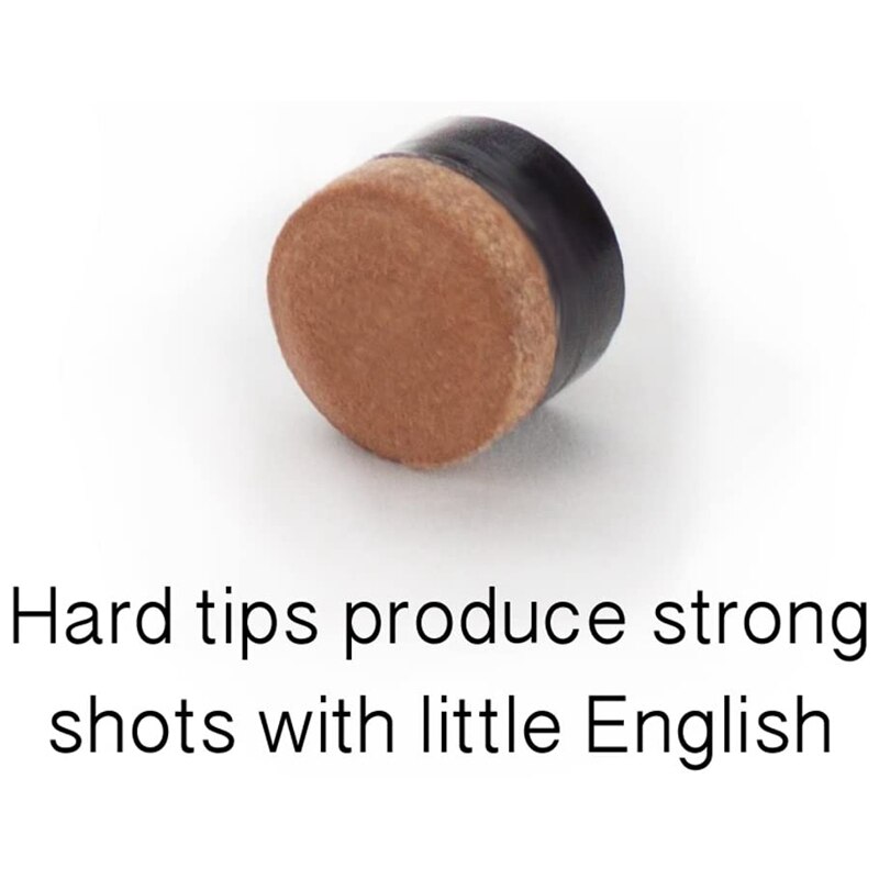 100Pcs Billiard Pool Cue Tips Screw-on Cue Tips 12mm Billiard Cue Replacement Snooker Accessories