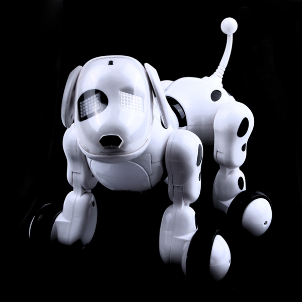 Draadloze afstandsbediening smart robot hond Wang Xing elektrische hond vroege onderwijs speelgoed voor kinderen (Wit)