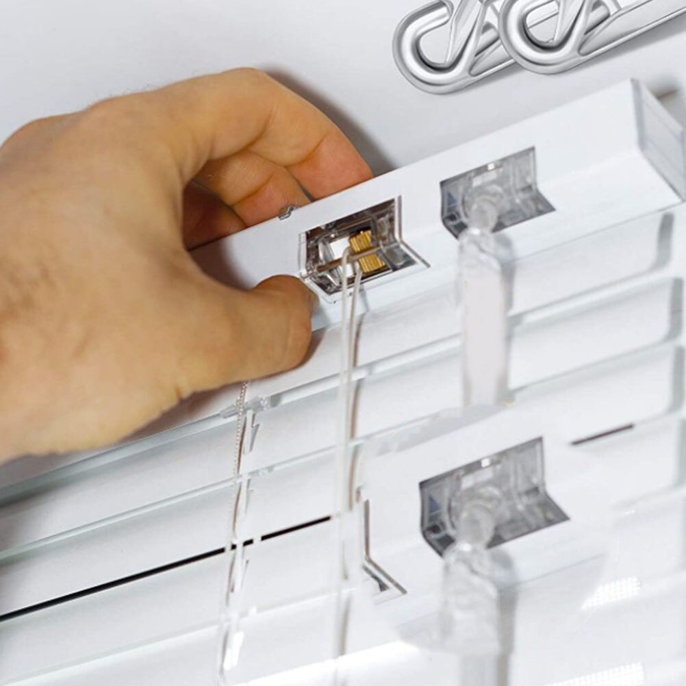 6Pcs Household Blinds Pulling Rod Transparent Blinds Handle Vertical Blinds Wand