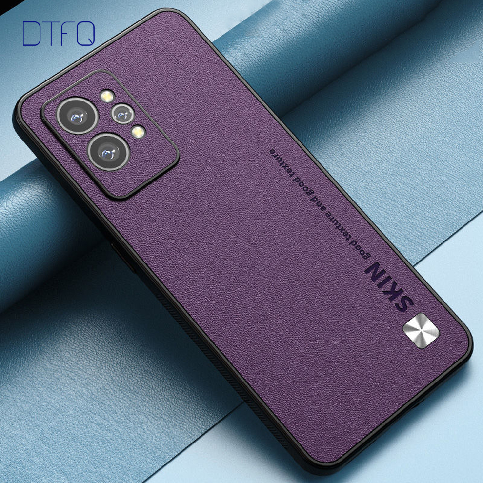 Case Voor Realme Gt 2 Pro Luxe Leather Case Voor Realme Gt Neo 2 Gt Gt 5G GT2 Coque schokbestendig Case Voor Realme Gt Neo3 GT2 Pro: Eva / Beige