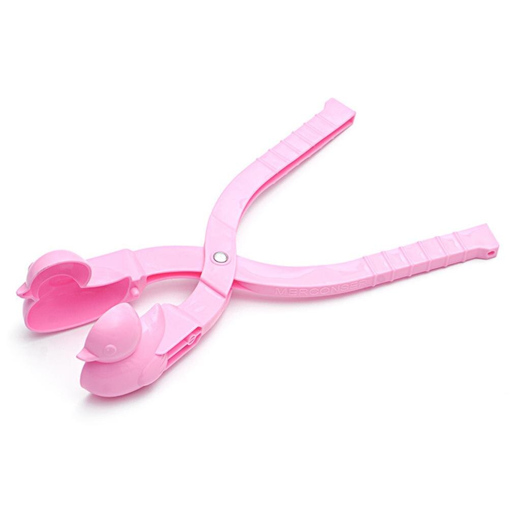6 plastique canard forme boule de neige fabricant Clip enfants sable neige boule moule jouet aléatoire pour boule de neige lutte en plein air Fun Sports jouets hiver