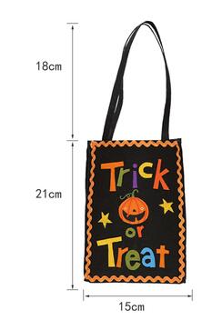 halloween bags candy bags children tote bag: Light Grey