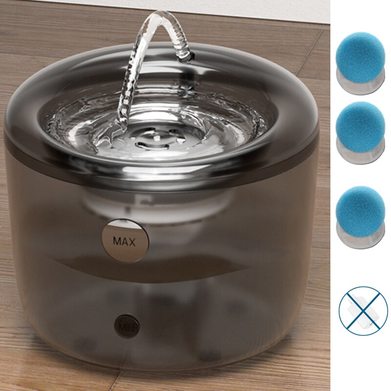 Nowy inteligentny kot fontanna robić picia filtr automatyczny dozownik robić wody w obiegu 1.6L automatyczny czujnik podajnik robić napojów: A01-Filter X3