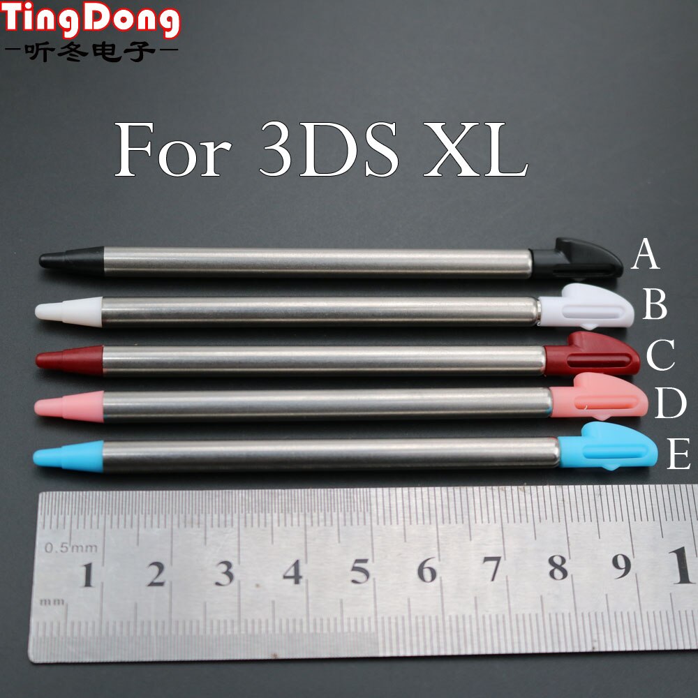 TingDong 5szt Wyciskany Rysik - Metal & Plastik - do Nintendo 3DS LL XL
