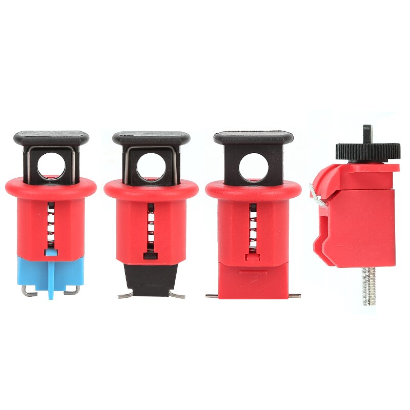 4pcs Combination Circuit Breaker Lockout Mcb Locks with Nylon Padlock