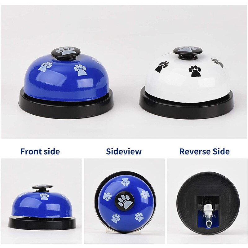 Campana de entrenamiento interactiva para perros y gatos, campana de Metal para alimentación de cachorros, suministros para entrenamiento de mascotas, juguete para mascotas