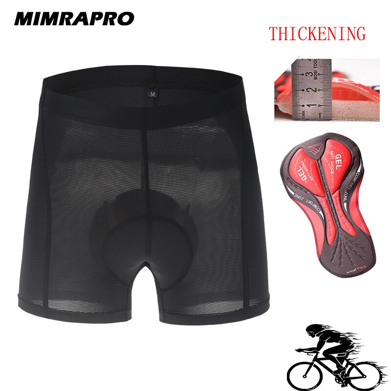 Mimrapro Fietsbroek/Rijden Ondergoed Compressie Panty Fiets Shorts Gel Ondergoed Mannen En Vrouwen Mtb Bike Shorts 0801